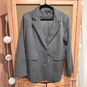 Motel Rocks Gray Blazer Jacket